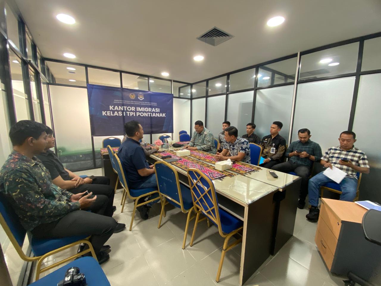 Monitoring dan Evaluasi Intelijen, Kanwil Imigrasi Kalbar Soroti LHI dan Desa Binaan